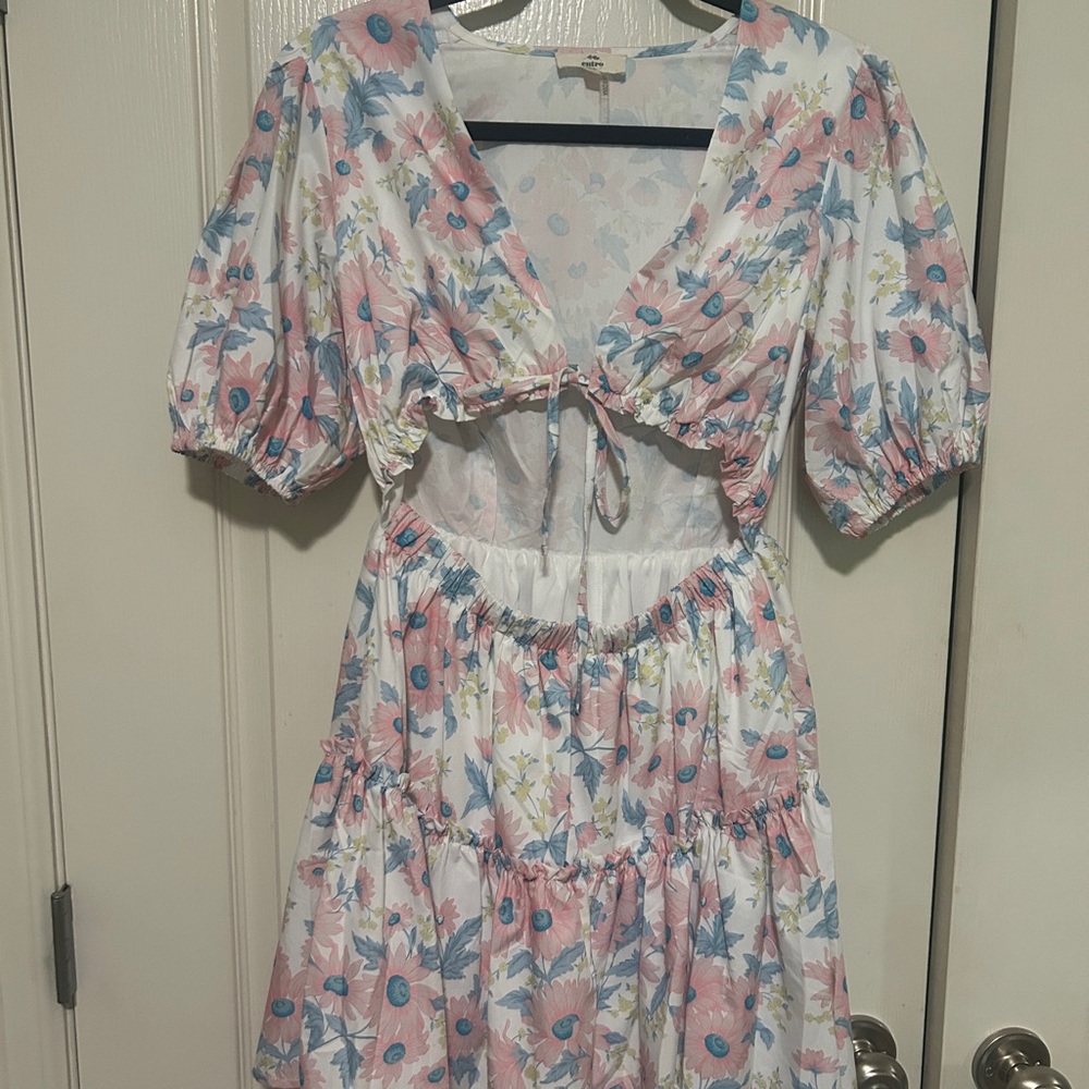 Entro Pastel Floral Dress